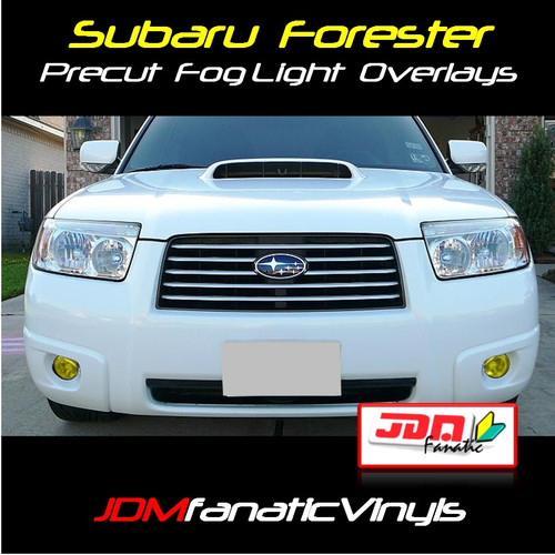 Precut Yellow Fog Light Overlays Tint Kit (06-08 Fozzy)