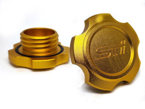 Engine Oil Cap - Gold
