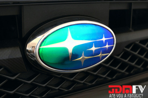 06-07 WRX STI Neo Chrome Emblem Overlays