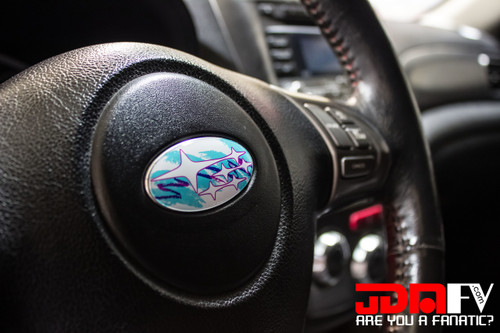 JAZZ EDITION - Steering Wheel Emblem Overlays  - WRX Logo