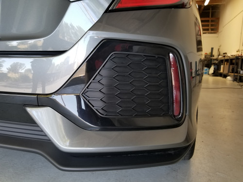 REAR Bumper Reflector Overlays (17 Civic HB/Type R)