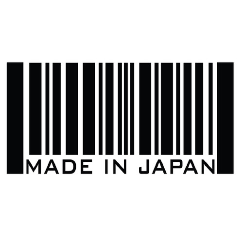 MADE IN JAPAN BARCODE - DECAL