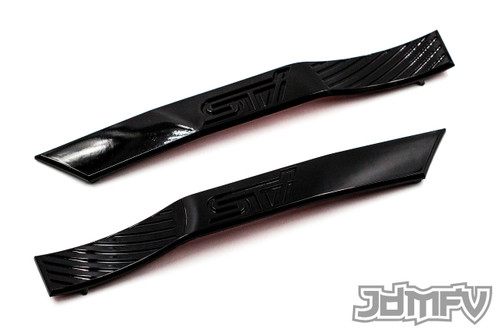 STI Fender Badge Garnish - Gloss Black / Gloss Black (2008-2014 STI)