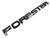 FORESTER Gloss Black Trunk Tail Gate Emblem Lettering