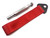 Tow Strap Front or Rear with Mounting Rod - Red