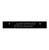 Vanity Plate Delete DUBWAY Logo Engraved -  Gloss Black Acrylic