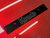 Personalized Vanity Plate Delete Engraved - Gloss Black Acrylic (IG Name v10)