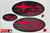 High Gloss 5d Carbon Fiber - Precut Emblem Overlays Front/Rear (2022-2024 WRX)