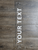  Custom Hood Prop with Your Text - Vertical (1/4" ThIckness)