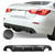 Carbon Fiber S Style Rear Bumper Diffuser Lip | 2014-2017 Infiniti Q50 V37 