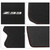 Z33 Black Floor Mats Logo 2PC Nylon | 2003-2009 Nissan 350Z Z33 