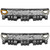 Upper Grille w/ White DRL/Yellow Signal LED Lights | 2015-2023 Charger
