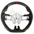 Carbon Fiber Red Stripe / Leather Steering Wheel | 2015-2017  Ford Mustang