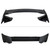 Crystal Black Silica Pearl #D4S OE STI Style Rear Trunk Lid Deck Wing | 2022-2026 Subaru WRX