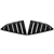 Rear Quarter Side Window Louvers | 2016-2024 Camaro
