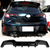 TS Style Rear Diffuser ABS Painted #218 Attitude Black Metallic | 2019-2022 Toyota Corolla Hatchback