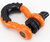 ORANGE Front or Rear Tow Off Road Tow Hooks Heavy Duty 3/4 Inch D Ring Shackle 