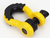 YELLOW/BLACK Front or Rear Off Road Tow Hooks Heavy Duty 3/4 Inch D Ring Shackle 