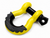YELLOW/BLACK Front or Rear Off Road Tow Hooks Heavy Duty 3/4 Inch D Ring Shackle 
