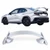 Ice Silver Metallic #G1U TYPE R Style Rear Trunk Lid Deck Wing | 2022-2026 Subaru WRX