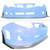 Front Bumper Winglets Splitter | 2011-2014 Subaru WRX/STI