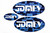 Blue Camo with Matte White Logo