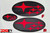 High Gloss 5d Carbon Fiber - Precut Emblem Overlays Front/Rear (06-07 WRX/STI)