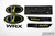 GIFT PACK - GLOSS black WRX, Symmetrical AWD, GLOSS black fender, YELLOW front/rear emblem "i" (2015-2021 WRX)