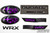 GIFT PACK - GLOSS black WRX, Symmetrical AWD, GLOSS black fender, PURPLE front/rear emblem "stars" (2015-2021 WRX)