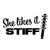 SHE LIKES IT STIFF - DECAL