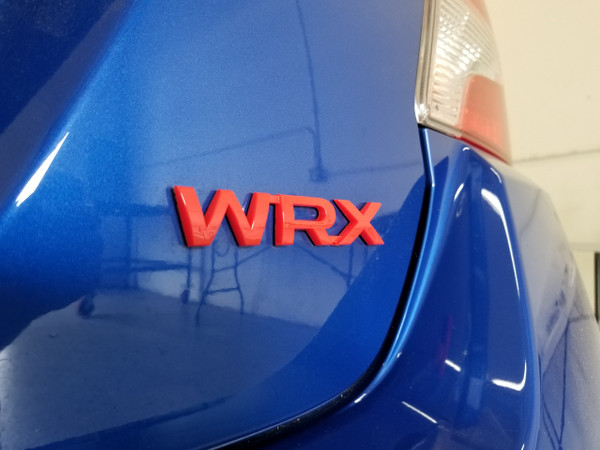 Red WRX Emblem Lettering (2015-2024 WRX)