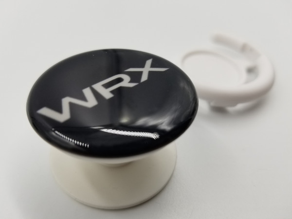 WRX Phone holder with car clip - White
