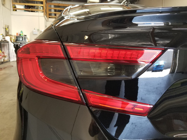 Dark Smoked Tail Light Overlays Tint (2018+ Accord Sedan)
