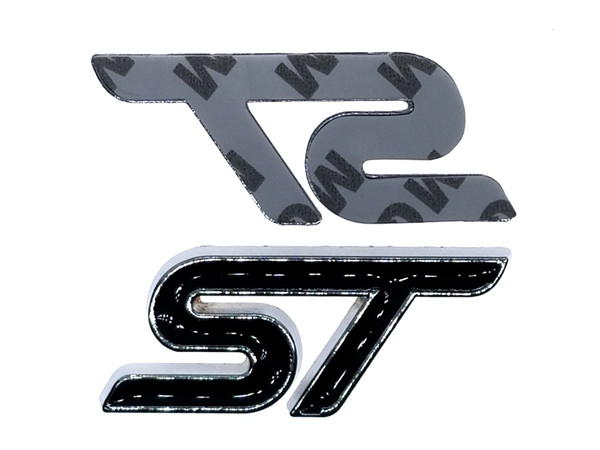 Black ST Trunk Emblem Replacement