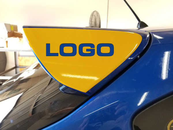 Spoiler Wing Side Ends plain (2011-2014 Hatchback)