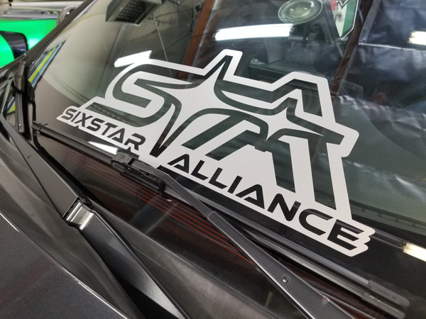 Lower Windshield banner SSA Logo (5" x 20")- DECAL