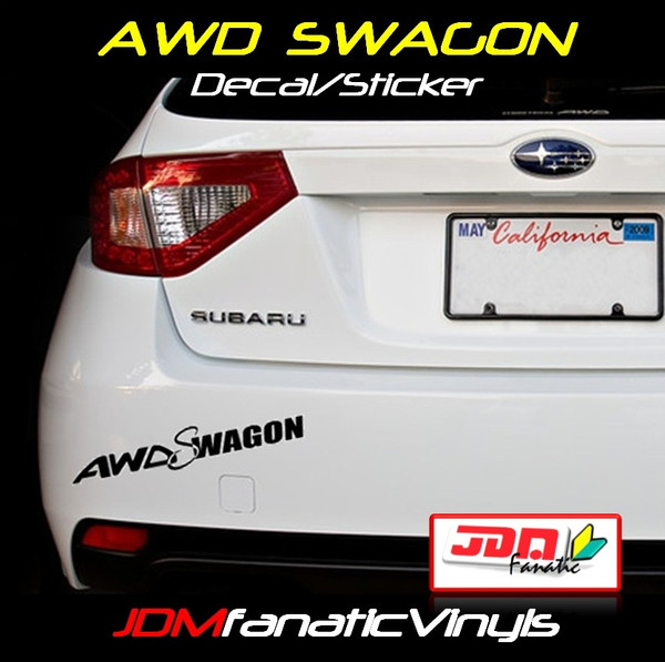 AWD SWAGON Decal/Sticker