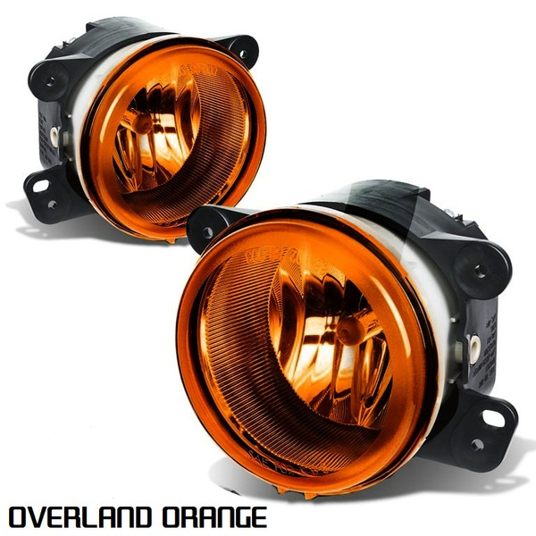 Overland Orange Tint  - Headlight, Tail Light & Fog Light Film - Universal Overlays Tint Kit