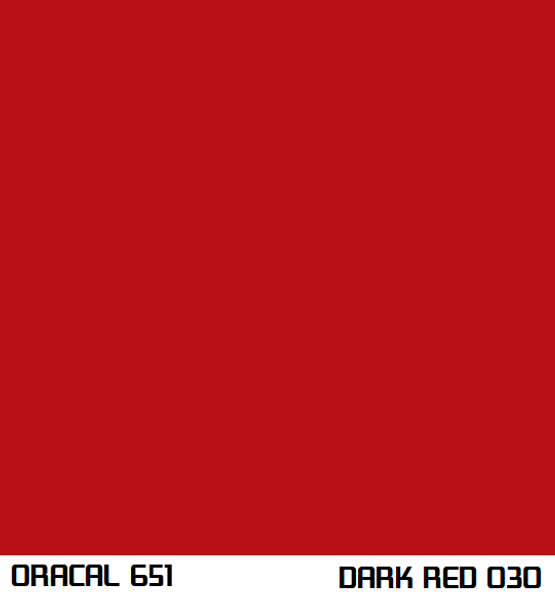 ORACAL 651 - DARK RED 030