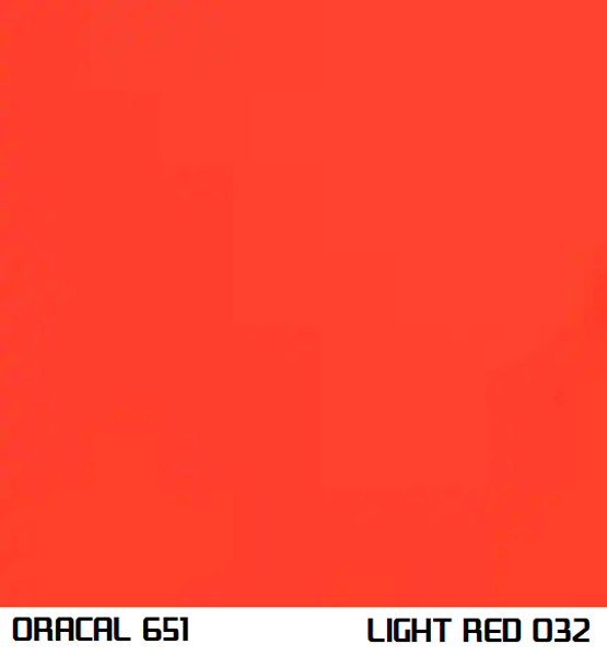 ORACAL 651 - LIGHT RED 032