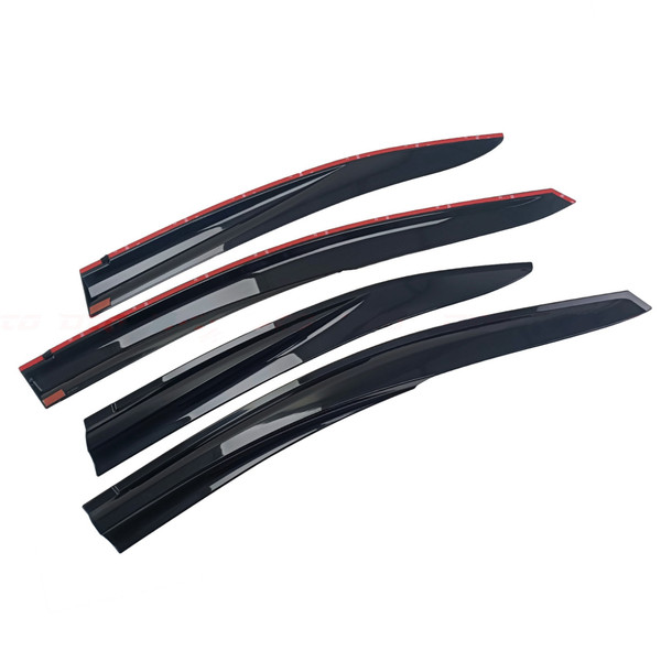 Window Visors Rain Guard Deflectors 3d Wavy Style (2022-2023 WRX)