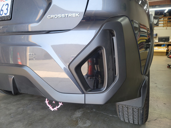 BLACKOUT Rear Reflector Overlays Tint (2024 Crosstrek XV)