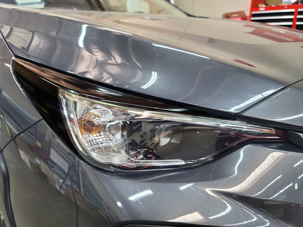 BLACKOUT Head Light Amber Delete w/ Eyelids Wrap (2024 Crosstrek XV / Impreza)