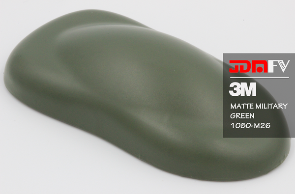 3M 2080 M26 - Military Matte Green Vehicle Wrap Vinyl - Universal Kit