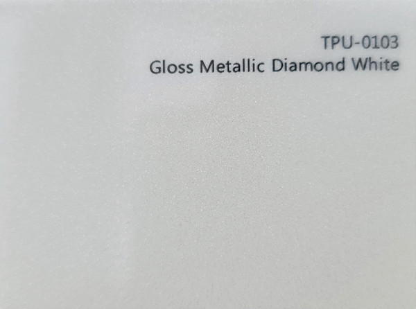 Hybrid Gloss Metallic White Diamond PPF - Dry Install