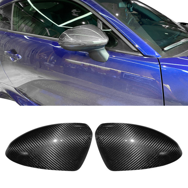 Dry Carbon Fiber Side Mirror Covers | 2022-2026 Subaru BRZ/Toyota GR86 
