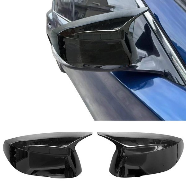 X Style Gloss Black Rear Side Mirror Covers ABS | 2014-2023 Infiniti Q50/Q60/Q70