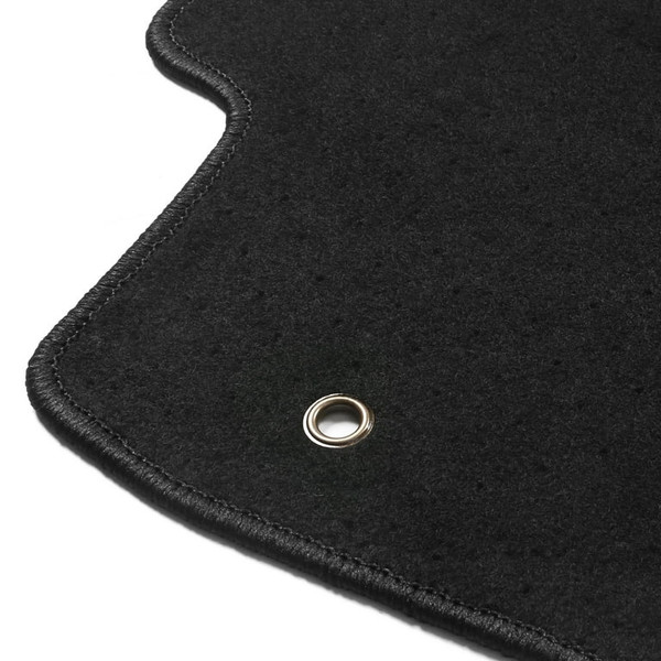 Black Front & Rear Floor Mats Nylon | 2017-2023 Tesla Model 3