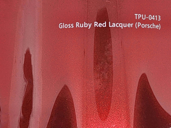 Hybrid PPF Gloss Ruby Red Lacquer - Dry Install