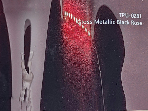 Hybrid PPF Gloss Metallic Black Rose - Dry Install